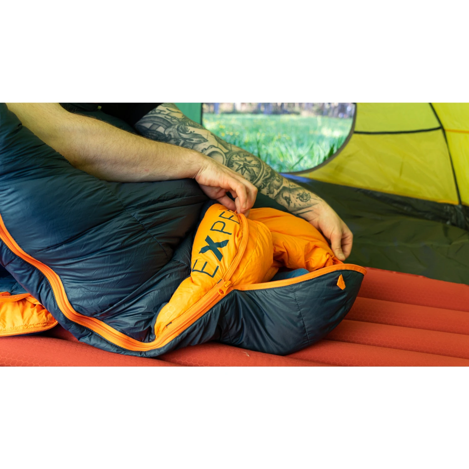 Exped Comfort -5° Sleeping Bag - M - Blue/orange 5 Exped Comfort -5° Sleeping Bag - M - Blue/orange - Afbeelding 5
