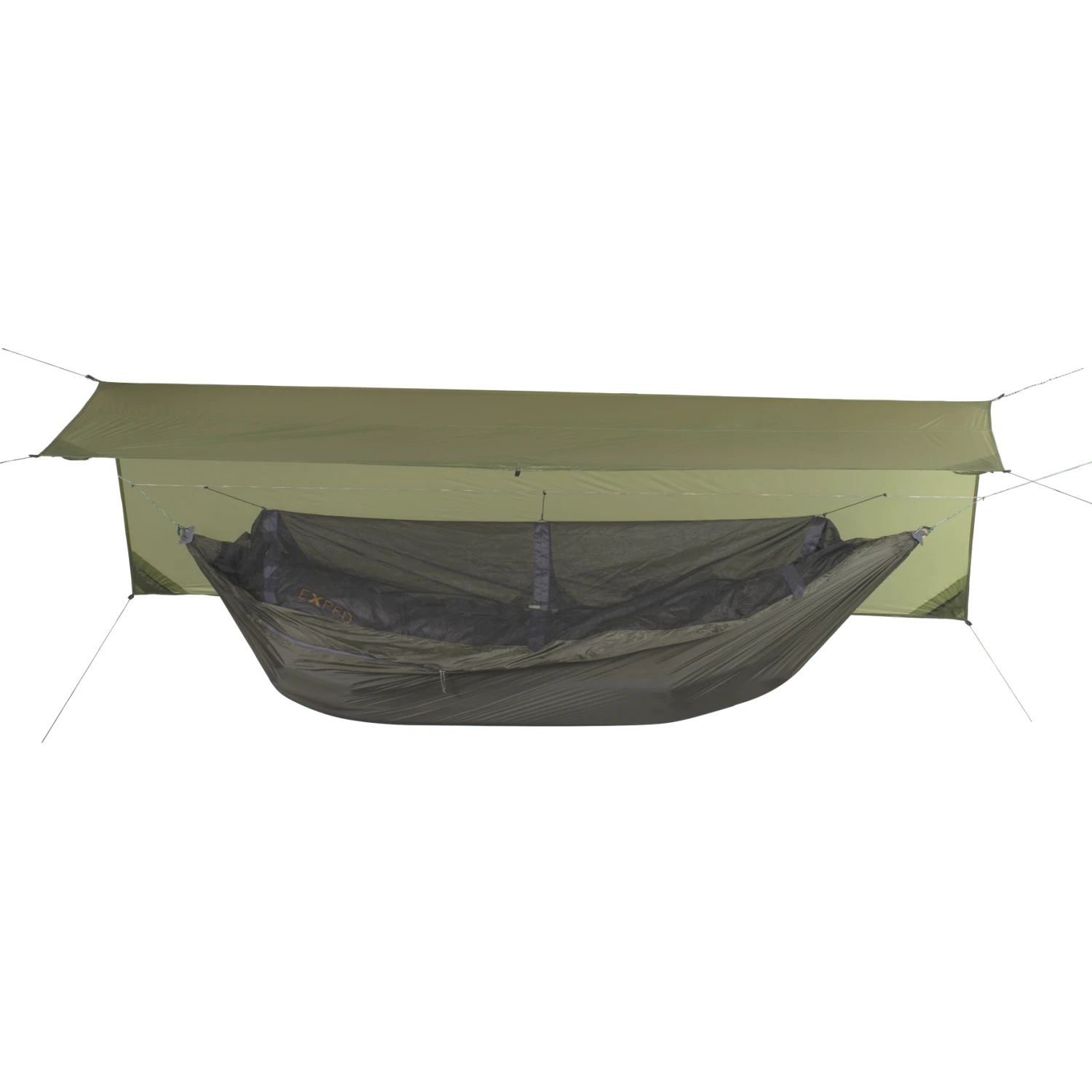Exped Scout Hammock Combi UL - Hangmat + Tarp - Olive Grey 1 Exped Scout Hammock Combi UL - Hangmat + Tarp - Olive Grey