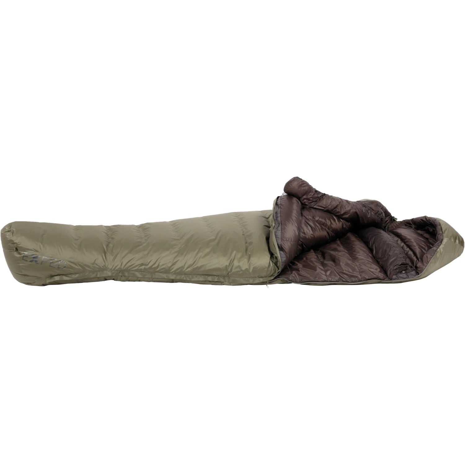 Exped Waterbloc Pro -5° Sleeping Bag - L - Olive Grey/charcoal 3 Exped Waterbloc Pro -5° Sleeping Bag - L - Olive Grey/charcoal - Afbeelding 3