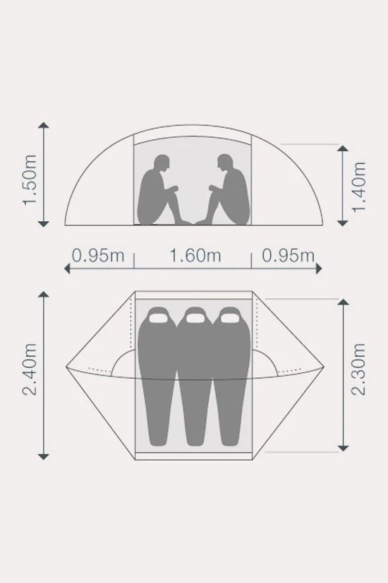 Exped Orion III Extreme 3P Hybride Tent 8 Exped Orion III Extreme 3P Hybride Tent - Afbeelding 8