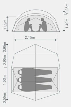 Exped Outer Space III 3-Persoonstent -Exporteren Exped Winkel maace00014 5052 11 nl